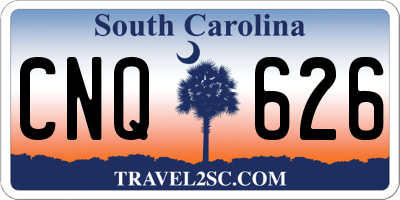 SC license plate CNQ626