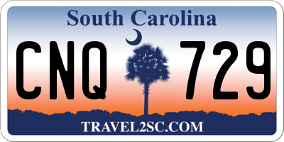 SC license plate CNQ729
