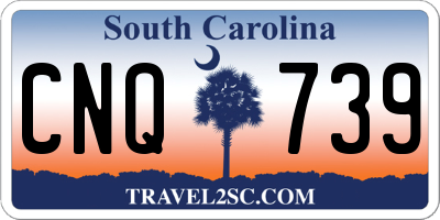 SC license plate CNQ739