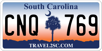 SC license plate CNQ769