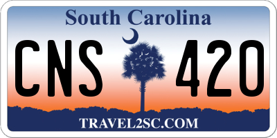 SC license plate CNS420