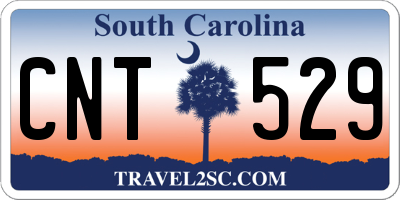SC license plate CNT529