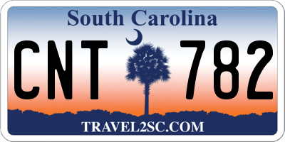 SC license plate CNT782