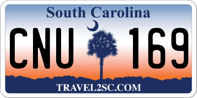 SC license plate CNU169