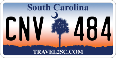 SC license plate CNV484