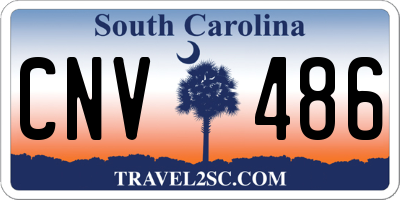 SC license plate CNV486