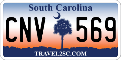 SC license plate CNV569