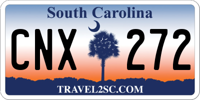 SC license plate CNX272