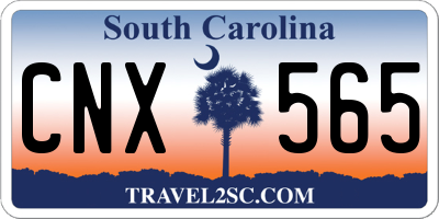 SC license plate CNX565