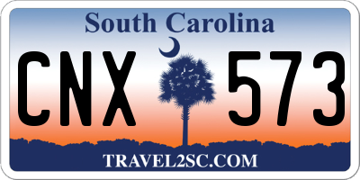 SC license plate CNX573