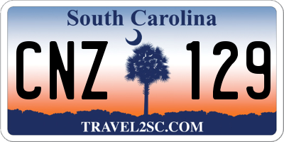 SC license plate CNZ129
