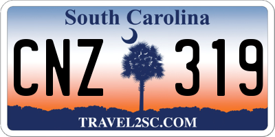 SC license plate CNZ319