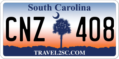 SC license plate CNZ408