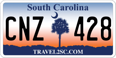 SC license plate CNZ428