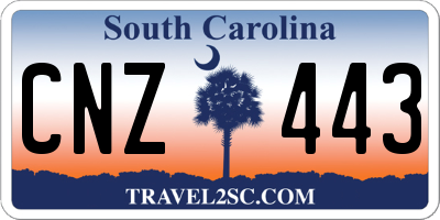SC license plate CNZ443
