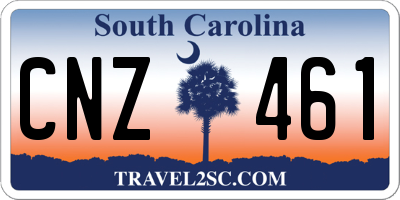 SC license plate CNZ461