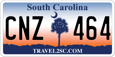 SC license plate CNZ464