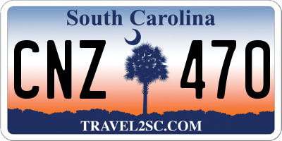 SC license plate CNZ470
