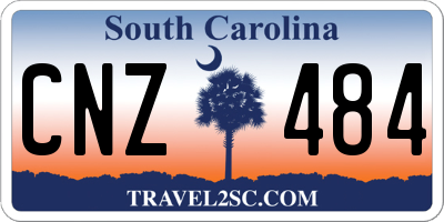 SC license plate CNZ484