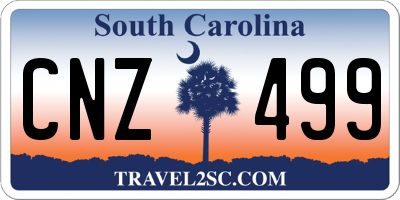 SC license plate CNZ499