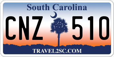 SC license plate CNZ510