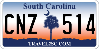SC license plate CNZ514