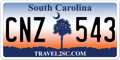 SC license plate CNZ543