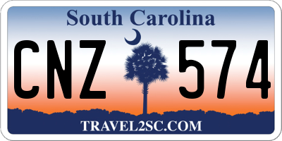 SC license plate CNZ574