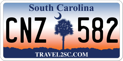 SC license plate CNZ582
