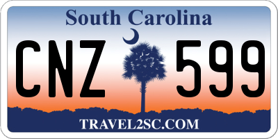 SC license plate CNZ599