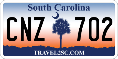 SC license plate CNZ702
