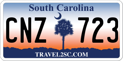 SC license plate CNZ723