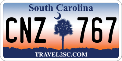 SC license plate CNZ767