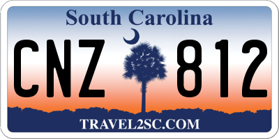 SC license plate CNZ812