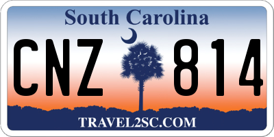 SC license plate CNZ814