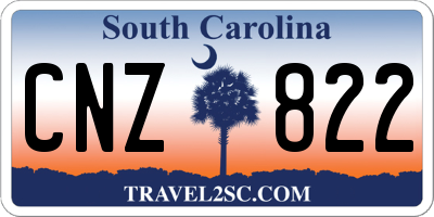 SC license plate CNZ822