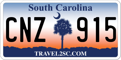 SC license plate CNZ915