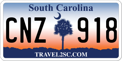 SC license plate CNZ918