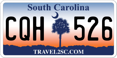 SC license plate CQH526