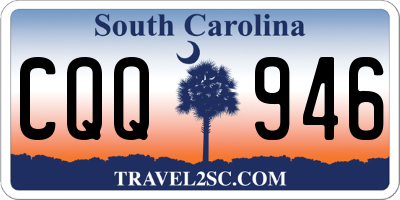 SC license plate CQQ946