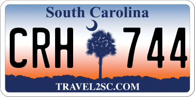 SC license plate CRH744