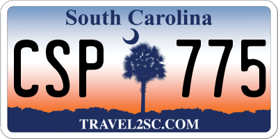 SC license plate CSP775