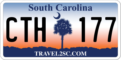 SC license plate CTH177