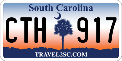 SC license plate CTH917