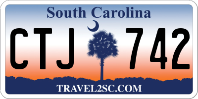 SC license plate CTJ742