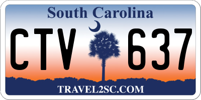 SC license plate CTV637