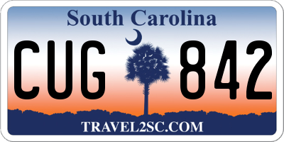 SC license plate CUG842