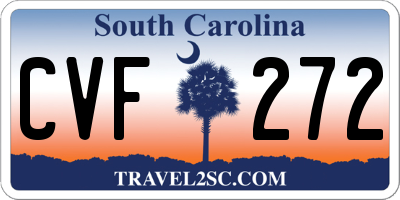 SC license plate CVF272