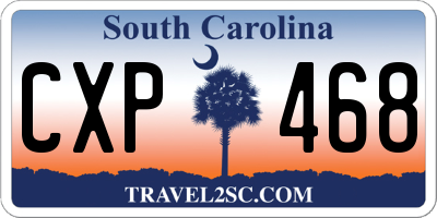 SC license plate CXP468