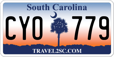 SC license plate CYO779